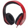 Dynamic Audio Headset with 3.5mm Jack Red&Black