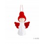 Christmas Doll Ornament Red
