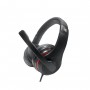 Kodak Wired Headphone With Adjustable Microphone Black And Red