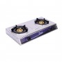 Besse Electric Gas Stove Double Burner Stainless Steel