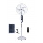 Powercool Stand Fan With Solar Panel & Remote Control