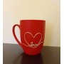 Handmade Love Mug Red