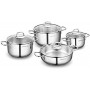 Korkmaz Stainless Steel Cookware Set 8 Pcs