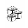 Bergner Set 6Pcs Cookware Stainless Steel Classic