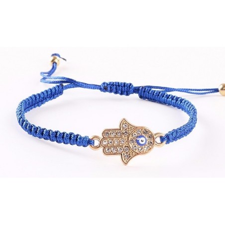 Bracelets with Crystals and, Hamsa Hand and Evil Eye Charm – Rooted Vines