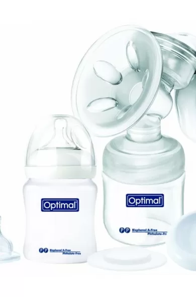 Optimal Natural-Fit Manual Breast Pump Combo Set
