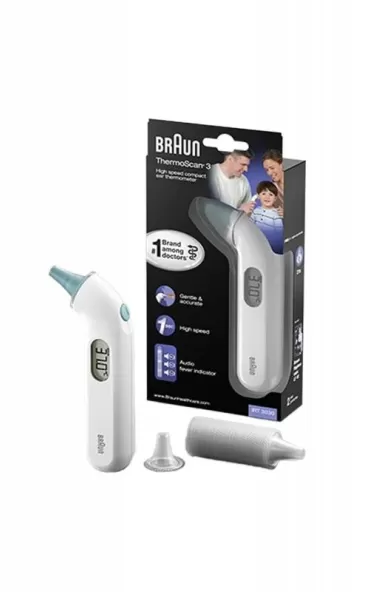 Braun Kaz ThermoScan 3 Digital Ear Thermometer