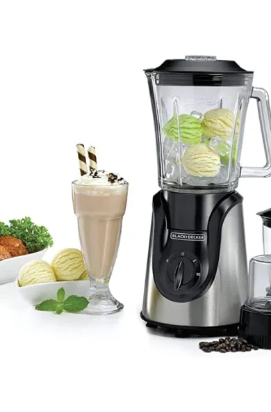 Black & Decker Glass Blender With 2 Mills