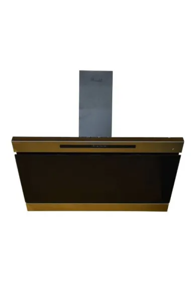 Super Chef Wall Mounted Hood - 90 cm Black & Inox