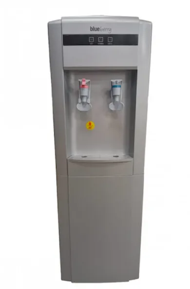 Blueberry Water Dispenser Top Loading 2 Tabs - Silver