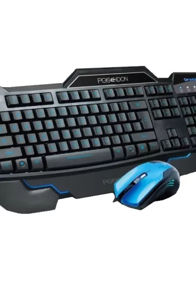 Poseidon Wired Gaming Keyboard With Mouse Laser Keys