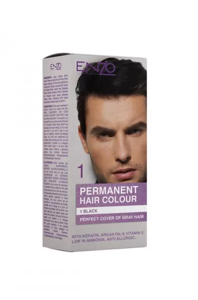 Enzo Hair Color For Men - Black