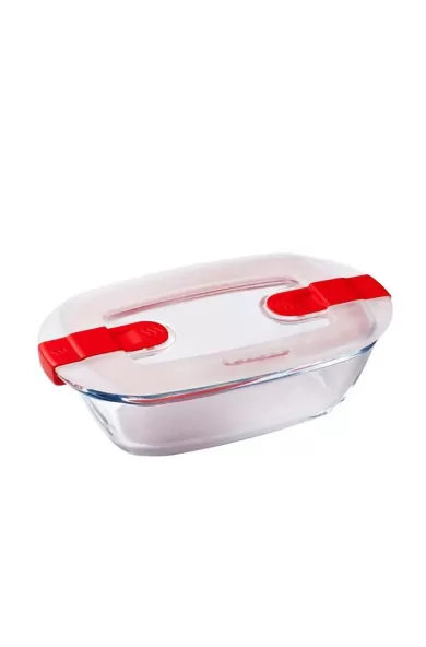 Pyrex Square Glass Food Container - 0.4L