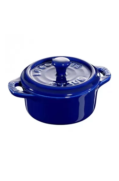 Staub Ceramic Mini Cocotte 10cm - Ink Blue