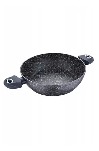 Bergner Shallow Pot Snake Skin Textured Handle