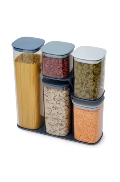 Joseph Joseph Podium Dry Food Storage Container Set with Stand