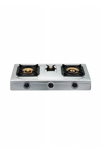 Campomatic Stainless Steel Gas Cooker Brass Burners