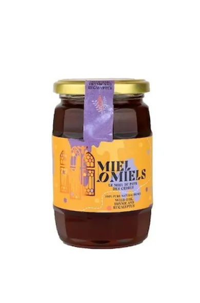 Miel O Miels Lebanese Wild Oak Thyme & Eucalyptus Honey - 500g