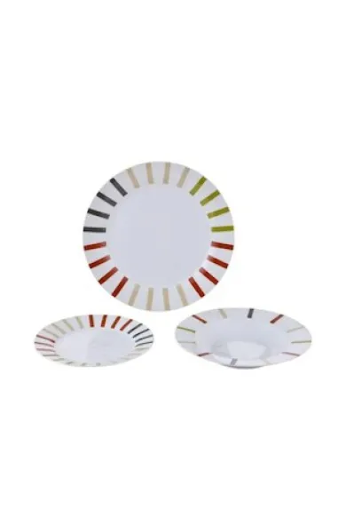 Benetton Set 12Pcs Dinnerware Porcelain Safari