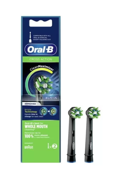 Oral-B Cross Action Replacement Brush Heads - BUY 1 GET 1 FREE