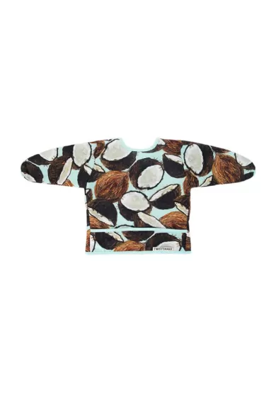 Twistshake Long Sleeve Bib Coconut