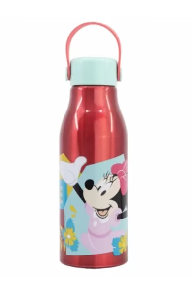 Disney Flexi Handle Aluminium Bottle 760ml - Minnie Mouse Being More Minnie