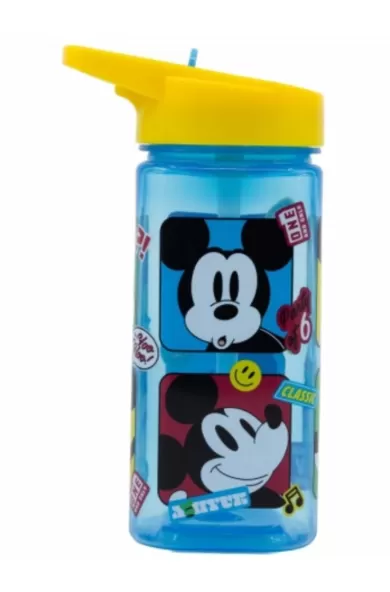 Disney Square Water Bottle 510ml - Mickey Mouse Fun-Tastic
