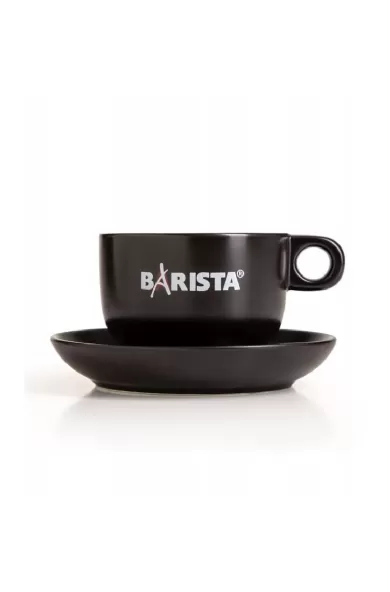 Barista Cappuccino Cups Black Edition Set of 4