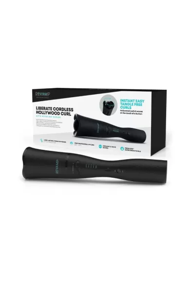 Revamp Progloss Liberate Cordless Hollywood Curl Automatic Rotating Curler