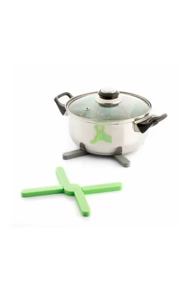 InnovaGoods Individual Folding Silicone Trivet Folvet 2 Units