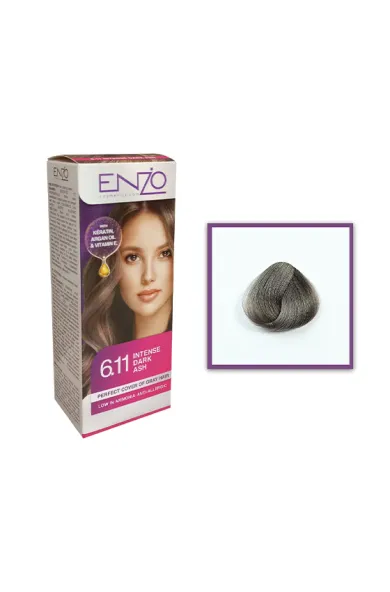 Enzo Hair Color Women - Intense Dark Ash 6.11