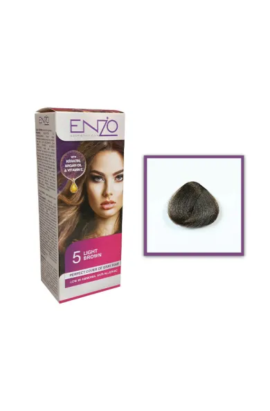 Enzo Hair Color Women - Light Brown 5
