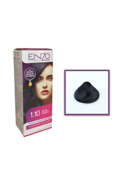 Enzo Hair Color Women - Blue Black 1.10