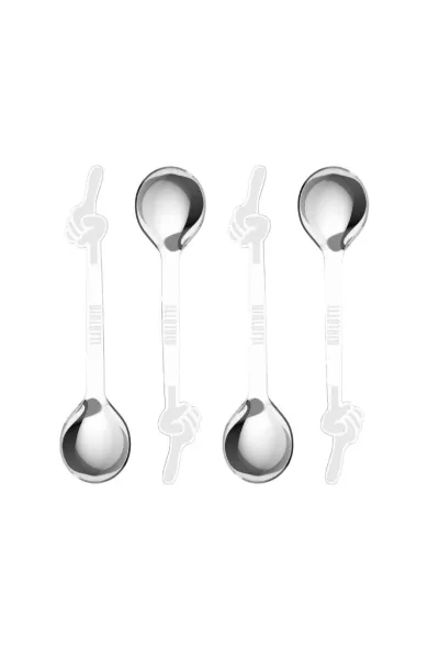 Bialetti Set of 4 Little Man Spoons Coffee Spoons