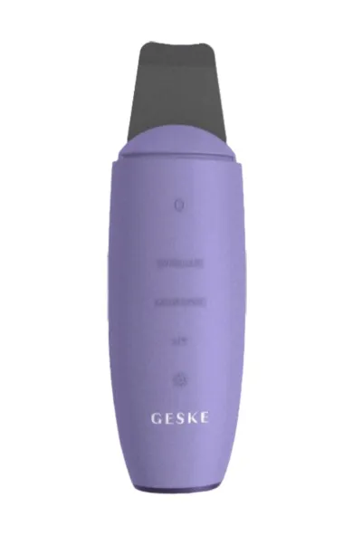 Geske MicroCurrent Skin Scrubber & Blackhead Remover | 9 in 1 - Purple