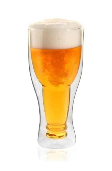 Vialli Double Wall Beer Glass - 350ml