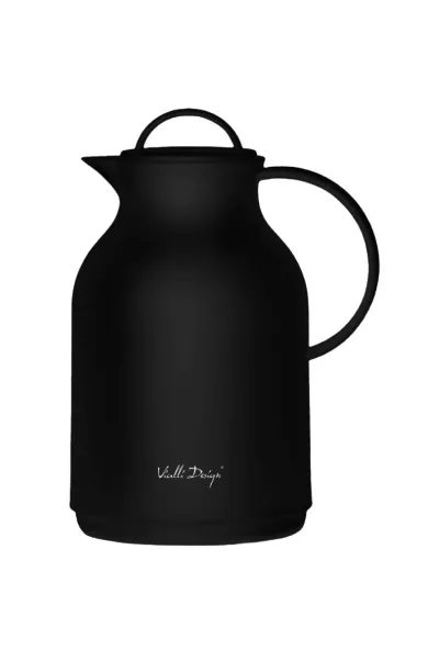 Vialli Thermos with glass insert Amo 1L - Black