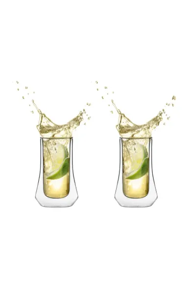 Vialli 2 shot glasses with double wall Soho - 60ml
