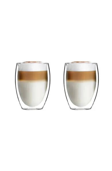 Vialli Set of 2 double-walled tall glasses Noa - 360 ml