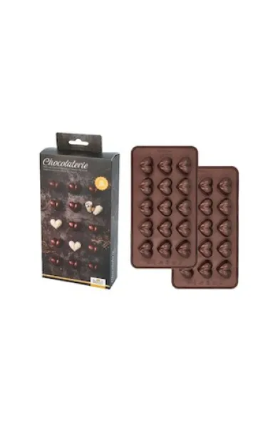 Birkmann PRALINE MOULD HEARTS 2-PIECED CHOCOLATERIE