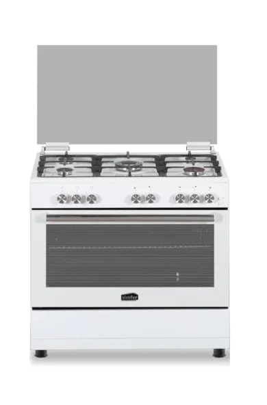 Simfer 90Cm Wide Cooker - White