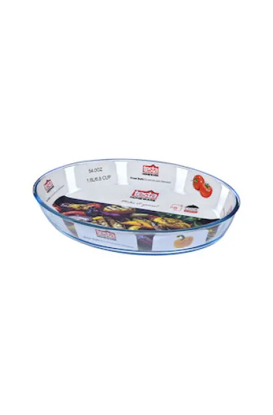 Testa Glass Bakeware Oval 1.6L