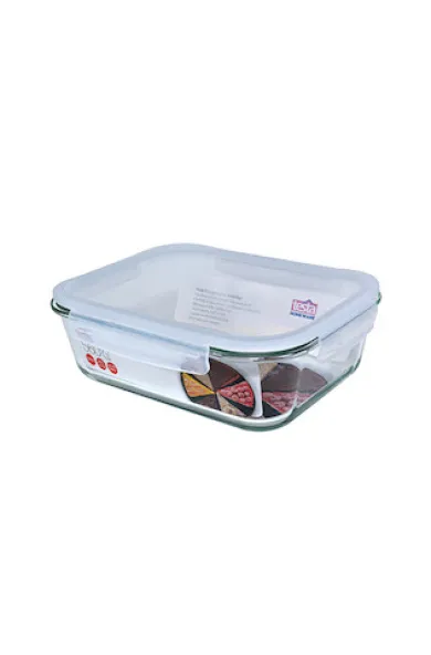 Testa Food Glass Container Rectangle 1520ML