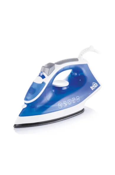 Tetsa Steam Iron blue/white transparent