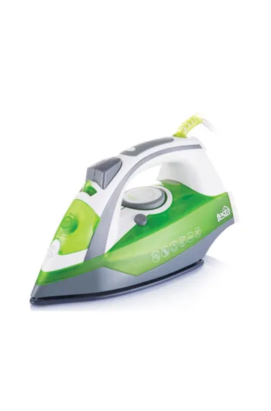 TESTA Steam Iron Transparent green/white/grey