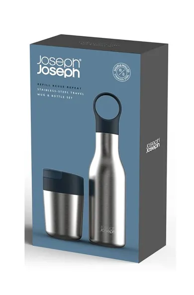Joseph Joseph 2-piece Stainless-steel Travel Mug & Bottle Set