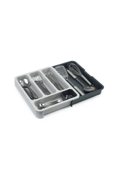 Joseph Joseph DrawerStore Grey Expandable Cutlery Tray