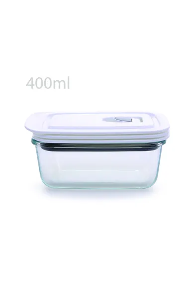 TESTA TEMPERED GLASS FOOD CONTAINER RECTANGULAR