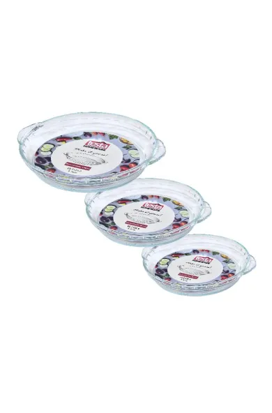 Testa Pie Dish Round GLASS SET