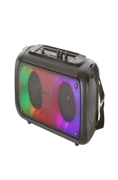 Portable Bluetooth Double Woofer Speaker 4 inch with Wireless Mic 